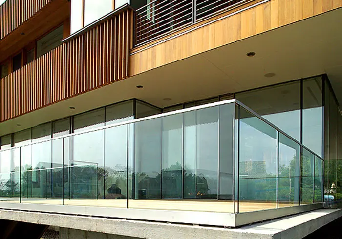 Commercial Balcony Glass Railings
