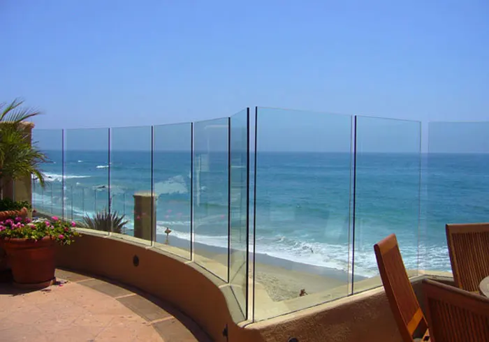 Exterior Decorative Glass Railings