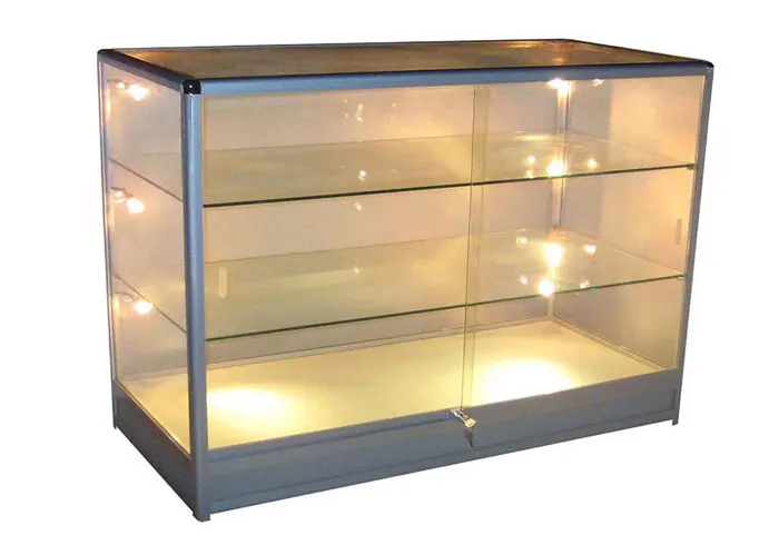 Aluminum Frame Glass Shelving